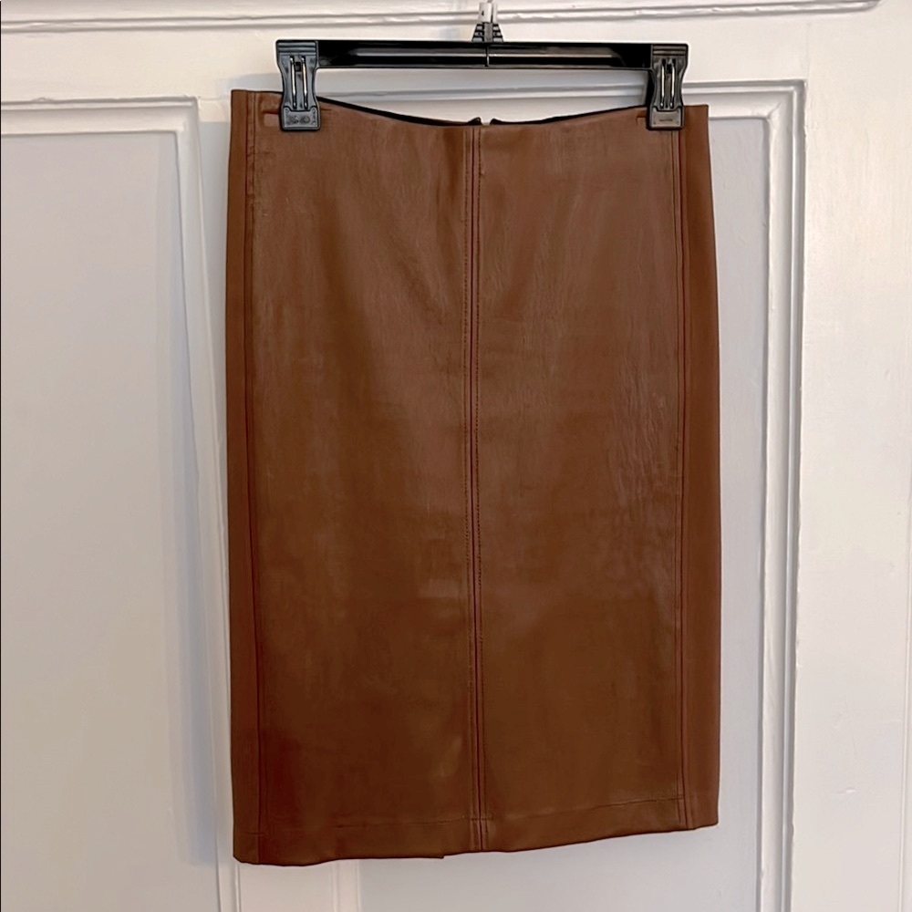 Neiman Marcus Leather Skirt